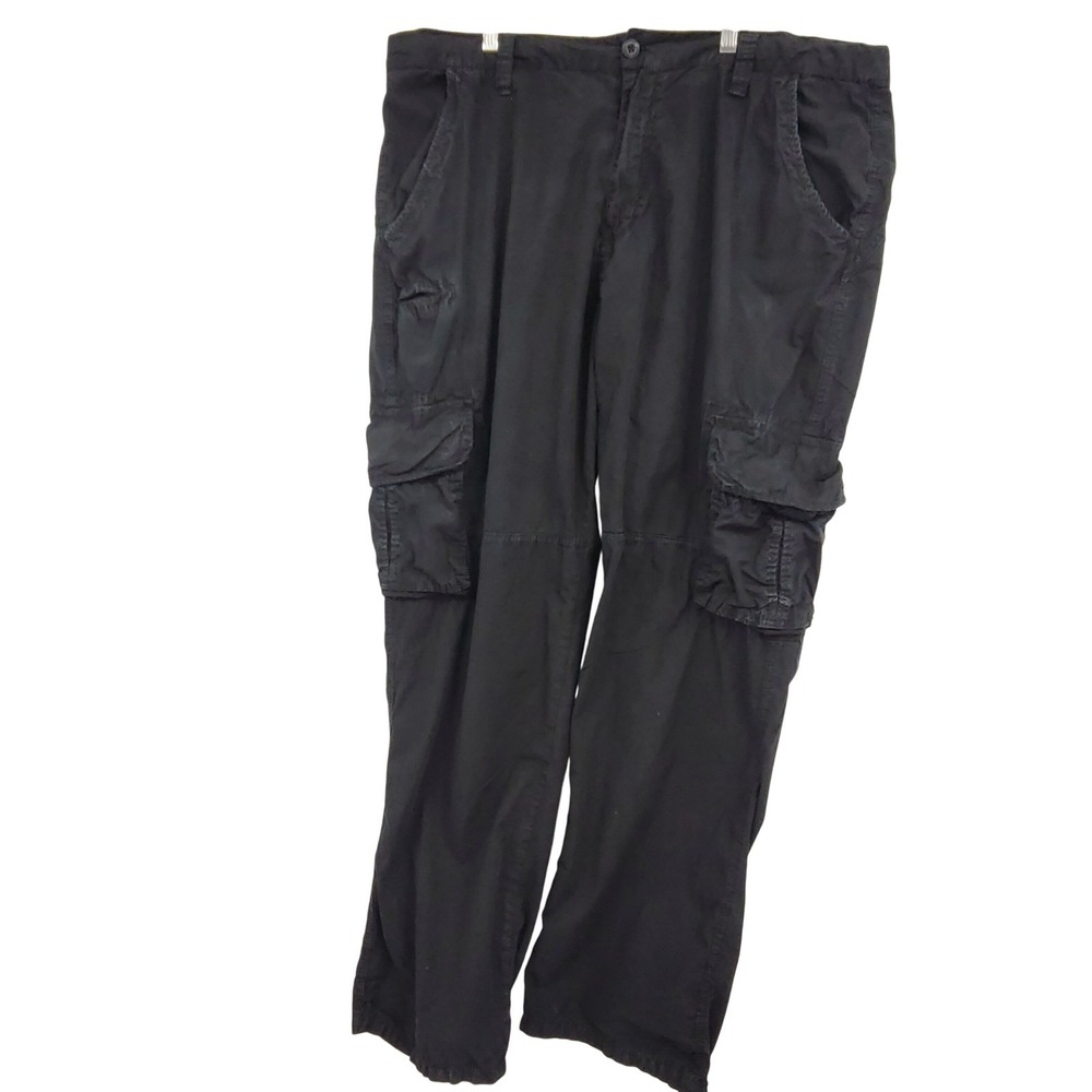 Jordan Craig Utility Men Cargo Pants Black 42 x 32 Gorpcore Hiking Y2k Outdoor